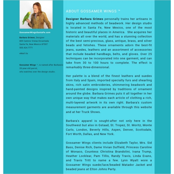 Gossamer Wings By Barbara Grimes Santa Fe Beaded Leather Lace-Up Pullover - Picture 13 of 14